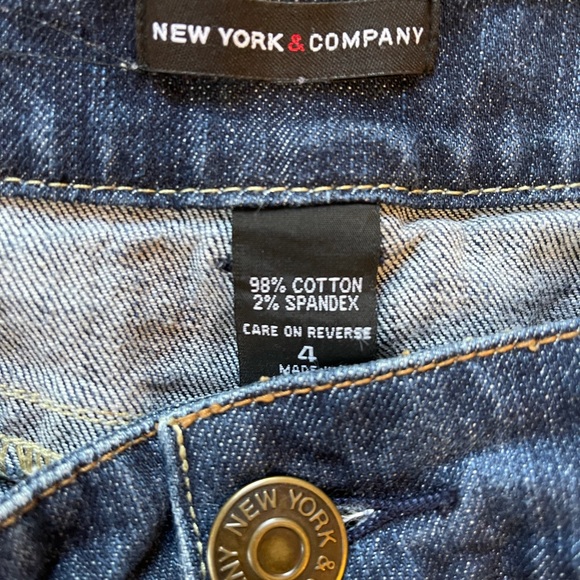 Denim Skirt Blue Jean New York Jeans 4 Small Casual Outfit - Picture 3 of 4